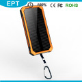 Wasserdichte Silikon-Taschenlampe Solar 10000mAh Power Bank (NP-005)